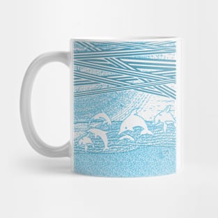 Dolphin Pattern Mug